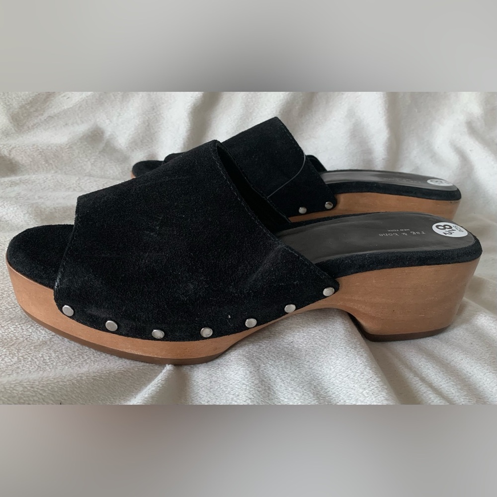 New Rag & Bone Mara Slip On Studded Platform Clog Slide Size US 9/39 - Picture 7 of 14